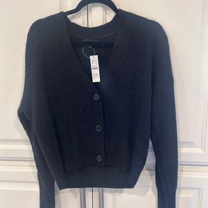 J. Crew Classic Black Cardigan
